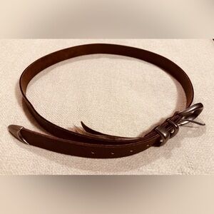Free People Dark Brown/Espresso Leather Belt -Brand new 
(gifted a wrong size)